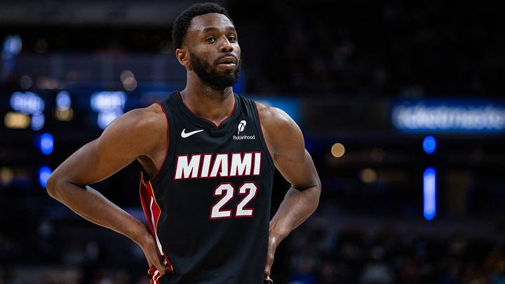 Miami Heat forward Andrew Wiggins (22) in the second half (Mandatory Credit: Trevor Ruszkowski-Imagn Images) Miami Heat forward Andrew Wiggins (22) in the second half (Mandatory Credit: Trevor Ruszkowski-Imagn Images)