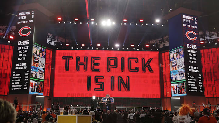 A general view as the Chicago Bears in the NFL Draft. A general view as the Chicago Bears in the NFL Draft.