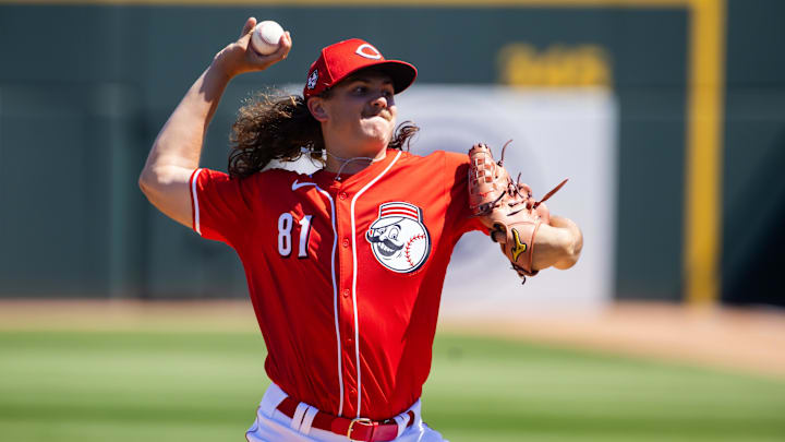 Cincinnati Reds pitcher Rhett Lowder