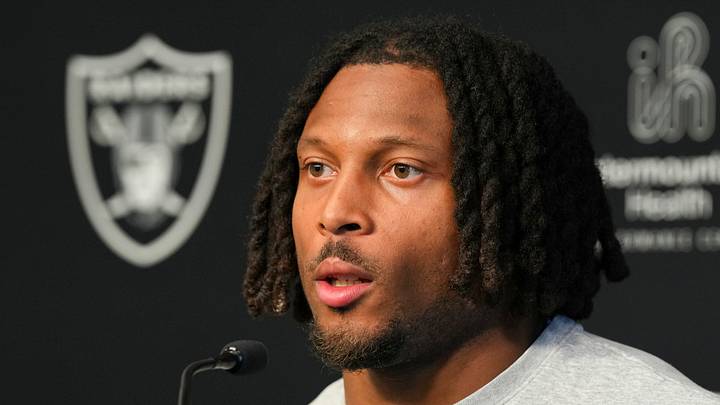 Las Vegas Raiders wide receiver Tre Tucker Las Vegas Raiders wide receiver Tre Tucker