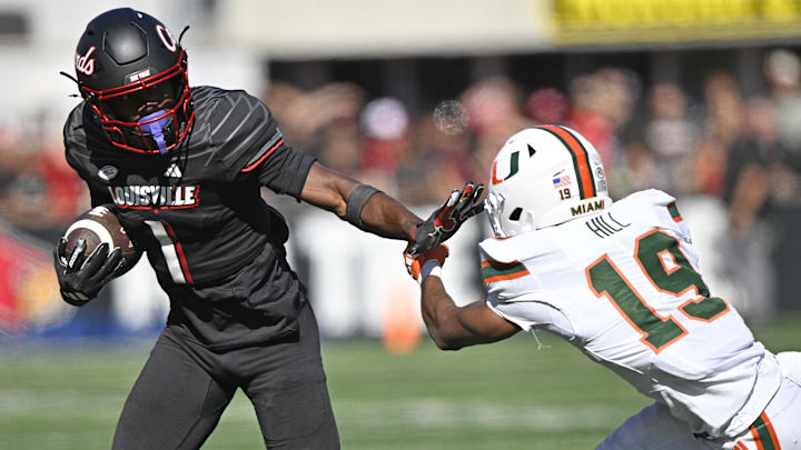 Louisville Cardinals wide receiver Ja'Corey Brooks (1)