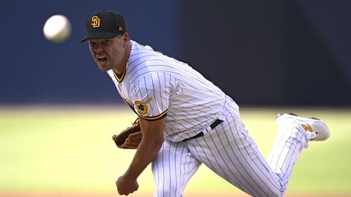 San Diego Padres starting pitcher Rich Hill