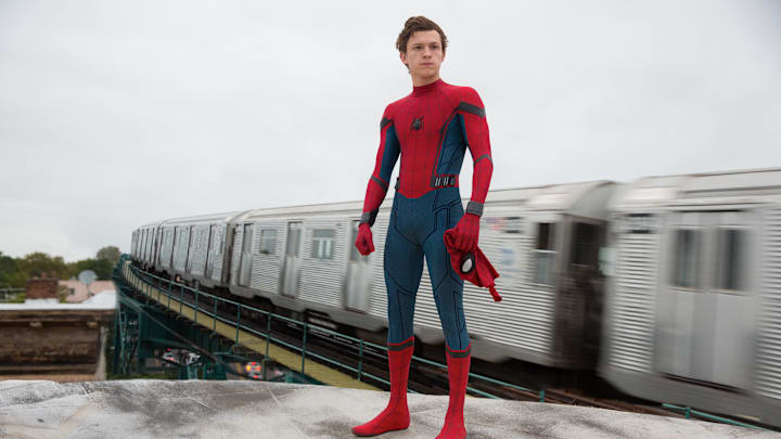 Tom Holland stars in Columbia Pictures' SPIDER-MAN™: HOMECOMING.