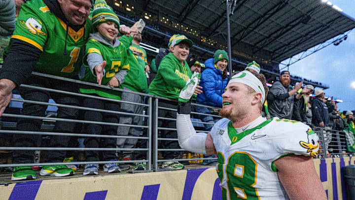 Bryce Boettcher high fives all the little Bryce Bros after the win over the Huskies. Bryce Boettcher high fives all the little Bryce Bros after the win over the Huskies.