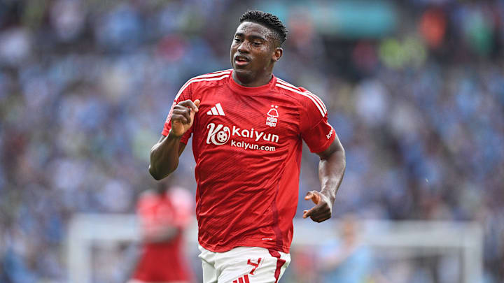 Nottingham Forest striker Taiwo Awoniyi was forced off against Leicester City at the weekend