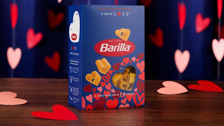 Barilla’s Heart-Shaped Pasta Returns for V-Day ❤