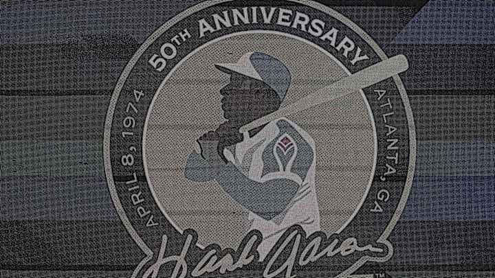 Atlanta Braves Hank Aaron Memorabilia Case