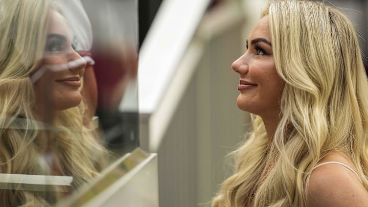 Chelsea Freeman the wife of Los Angeles Dodgers first baseman Freddie Freeman (5). Chelsea Freeman the wife of Los Angeles Dodgers first baseman Freddie Freeman (5).