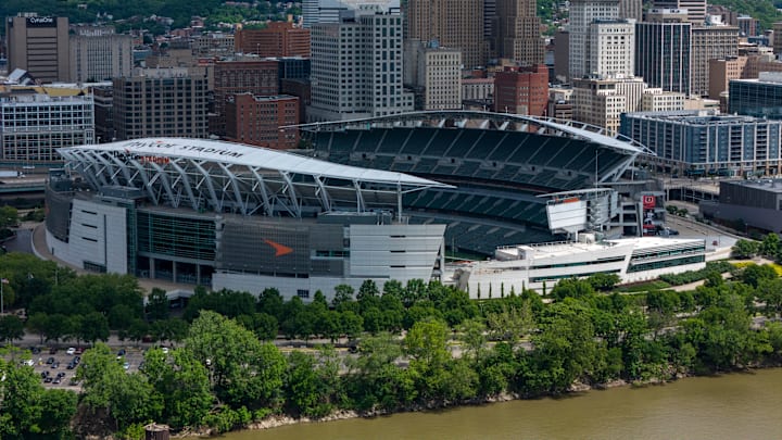 Paycor Stadium, home of the Cincinnati Bengals, in downtown Cincinnati on Friday, May 23, 2025.