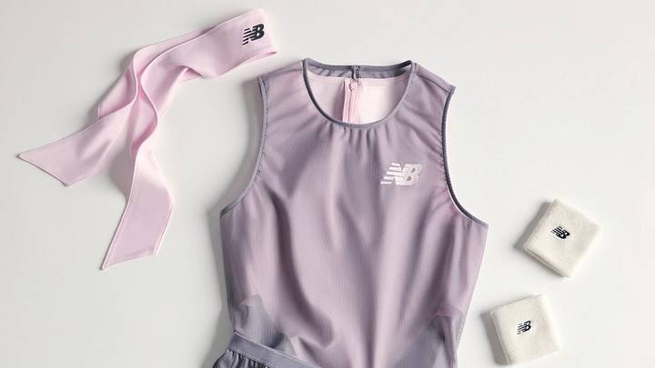 New Balance designed a custom kit for Coco Gauff at Roland Garros. New Balance designed a custom kit for Coco Gauff at Roland Garros.