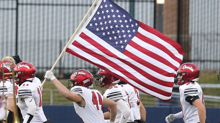 Hamilton Badin vs. Chardon, DIII state championship football game at Tom Benson Hall of Fame Stadium on Friday, Dec. 3, 2021.

Football Diii Hamilton Badin Vs Chardon 0621