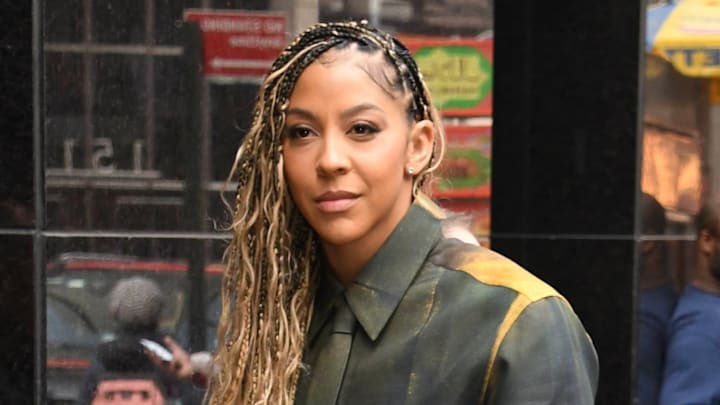 Candace Parker seen at Good Morning America in New York City on June 2, 2025. Candace Parker seen at Good Morning America in New York City on June 2, 2025.
