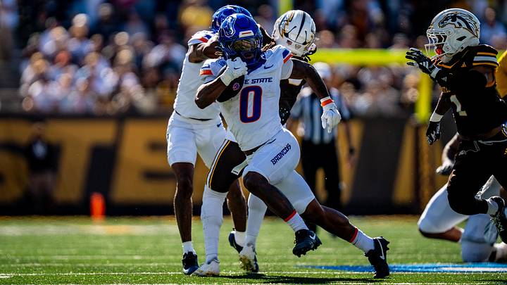 Boise State running back Dylan Riley. Boise State running back Dylan Riley.
