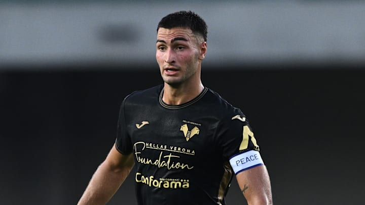 Hellas Verona's Diego Coppa has recently been elevated from Italy U21 to the senior side
