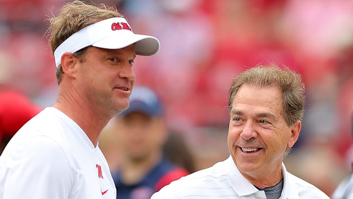 Nick Saban, Alabama Crimson Tide, Lane Kiffin, Ole Miss Rebels
