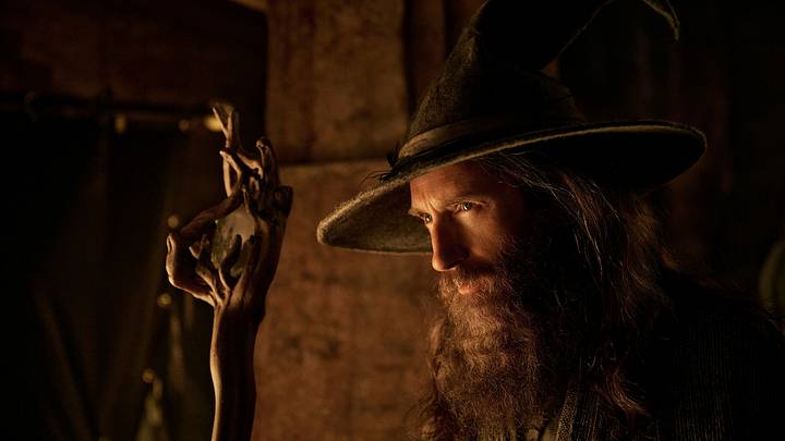 Daniel Weyman as Gandalf in The Lord of the Rings: The Rings of Power Season 3. Daniel Weyman as Gandalf in The Lord of the Rings: The Rings of Power Season 3.