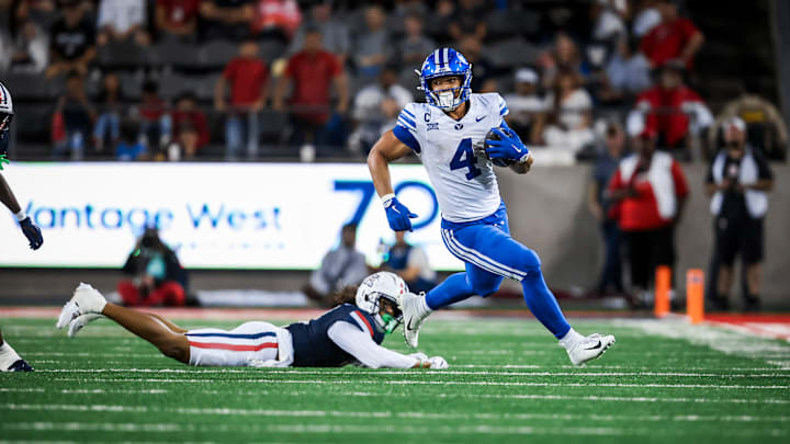 BYU RB LJ Martin against Arizona BYU RB LJ Martin against Arizona