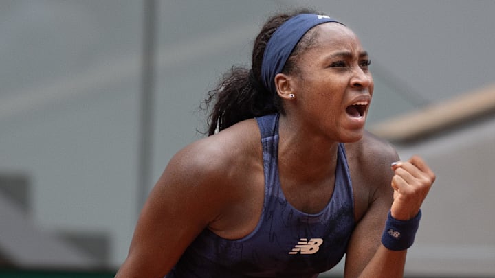Gauff is through to the French Open semifinal for the second consecutive year. 