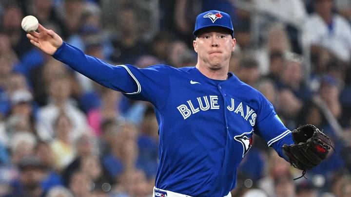 Blue Jays relief pitcher Braydon Fisher (63) throws the ball to first base against the Rays Credit: Dan Hamilton-Imagn Blue Jays relief pitcher Braydon Fisher (63) throws the ball to first base against the Rays Credit: Dan Hamilton-Imagn