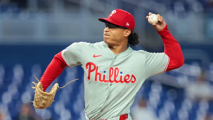Philadelphia Phillies pitcher Jesus Luzardo is a solid prop target on Aug. 26. Philadelphia Phillies pitcher Jesus Luzardo is a solid prop target on Aug. 26.