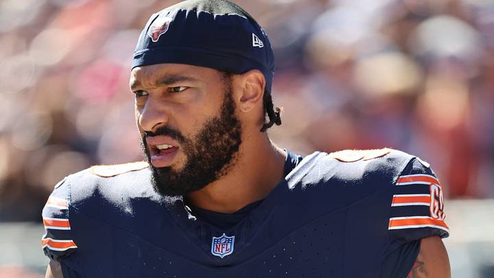 Oct 4, 2026; Chicago, Illinois, USA;  Chicago Bears defensive line Montez Sweat (98)