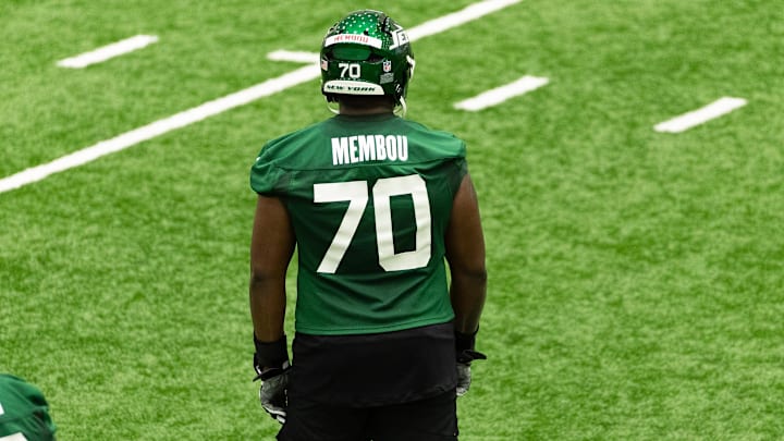 NY Jets offensive tackle Armand Membou