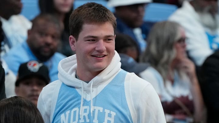 Drake Maye put together the best performance of his career on Sunday night.