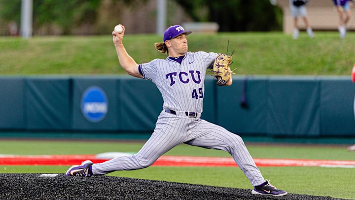 Tommy LaPour delivers a pitch during his quality start against the Houston Cougars. 