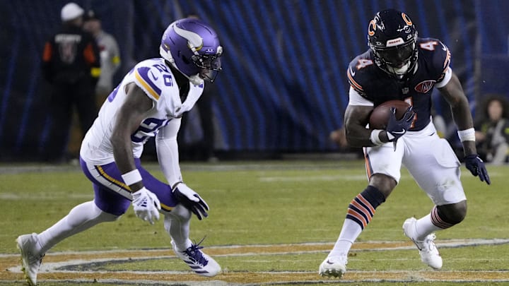 D'Andre Swift and the Bears running game have been bottled up largely in three games but they're hoping to break out Sunday.