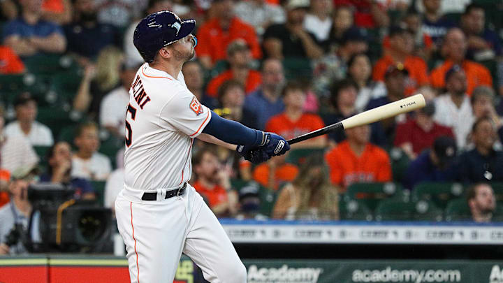 Trey Mancini dio su primer jonrón con Astros