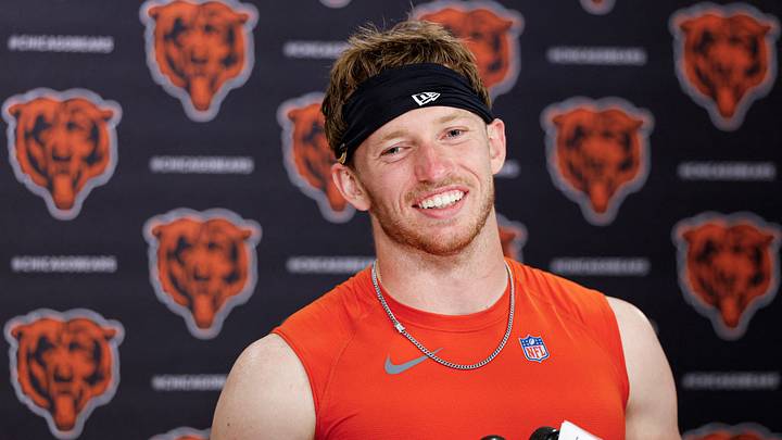 Chicago Bears DB Dillon Thieneman speaks during Minicamp at Halas Hall. Mandatory Credit: Kamil Krzaczynski-Imagn Images Chicago Bears DB Dillon Thieneman speaks during Minicamp at Halas Hall. Mandatory Credit: Kamil Krzaczynski-Imagn Images