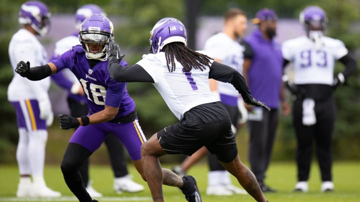 Vikings CB Shaq Griffin and WR Justin Jefferson. Vikings CB Shaq Griffin and WR Justin Jefferson.