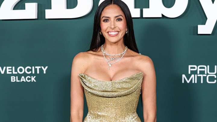 Vanessa Bryant arrives at the 2024 Baby2Baby Gala Presented by Paul Mitchell held at the Pacific Design Center on November 9, 2024 in West Hollywood.