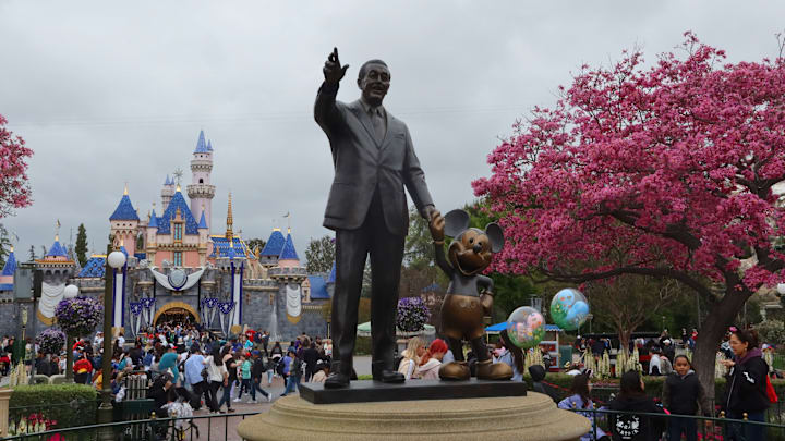 Disneyland Theme Park in Anaheim, California