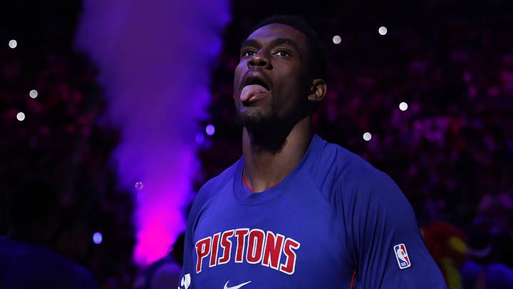 May 17, 2026; Detroit, Michigan, USA; Detroit Pistons center Jalen Duren (0) reacts before game seven of the second round of the 2026 NBA Playoffs against the Cleveland Cavaliers at Little Caesars Arena. Mandatory Credit: Rick Osentoski-Imagn Images