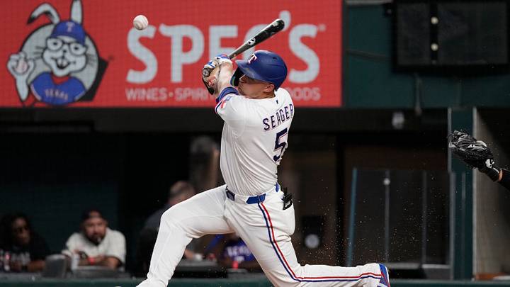 Texas Rangers shortstop Corey Seager is a solid prop target on Aug. 25. 