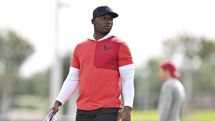 Jun 9, 2026; Houston, Texas, USA; Houston Texans head coach DeMeco Ryans arrives for the team’s minicamp at Houston Methodist Training Center. Mandatory Credit: Maria Lysaker-Imagn Images Jun 9, 2026; Houston, Texas, USA; Houston Texans head coach DeMeco Ryans arrives for the team’s minicamp at Houston Methodist Training Center. Mandatory Credit: Maria Lysaker-Imagn Images