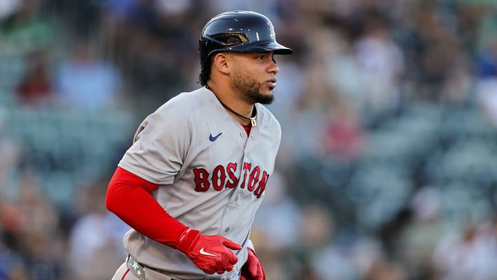 Jul 29, 2026; West Sacramento, California, USA; Boston Red Sox first baseman Willson Contreras (40) draws a walk during the first inning against the Athletics at Sutter Health Park. Mandatory Credit: Sergio Estrada-Imagn Images Jul 29, 2026; West Sacramento, California, USA; Boston Red Sox first baseman Willson Contreras (40) draws a walk during the first inning against the Athletics at Sutter Health Park. Mandatory Credit: Sergio Estrada-Imagn Images