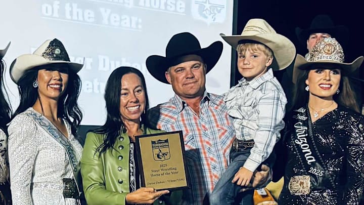 2025 Turquoise Circuit Steer Wrestling Horse of the Year, Cletis 2025 Turquoise Circuit Steer Wrestling Horse of the Year, Cletis
