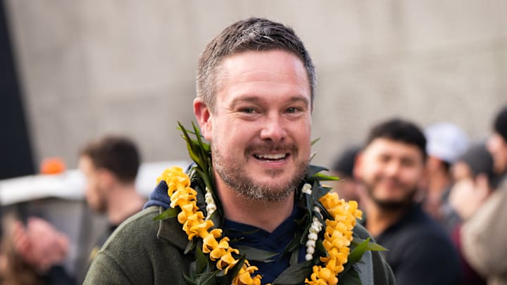 Oregon Ducks coach Dan Lanning Oregon Ducks coach Dan Lanning