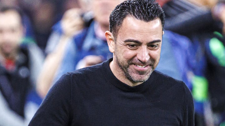 Xavi con el FC Barcelona