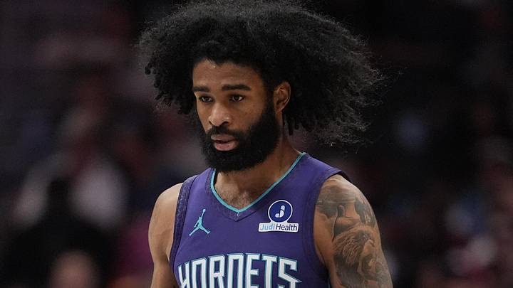Apr 3, 2026; Charlotte, North Carolina, USA; Charlotte Hornets guard Coby White (3) brings the ball up court against the Indiana Pacers during the second half at Spectrum Center. Mandatory Credit: Jim Dedmon-Imagn Images Apr 3, 2026; Charlotte, North Carolina, USA; Charlotte Hornets guard Coby White (3) brings the ball up court against the Indiana Pacers during the second half at Spectrum Center. Mandatory Credit: Jim Dedmon-Imagn Images