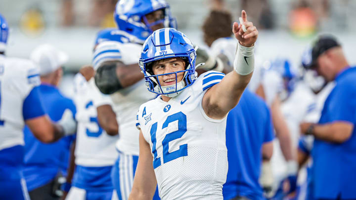 BYU QB Jake Retzlaff against UCF