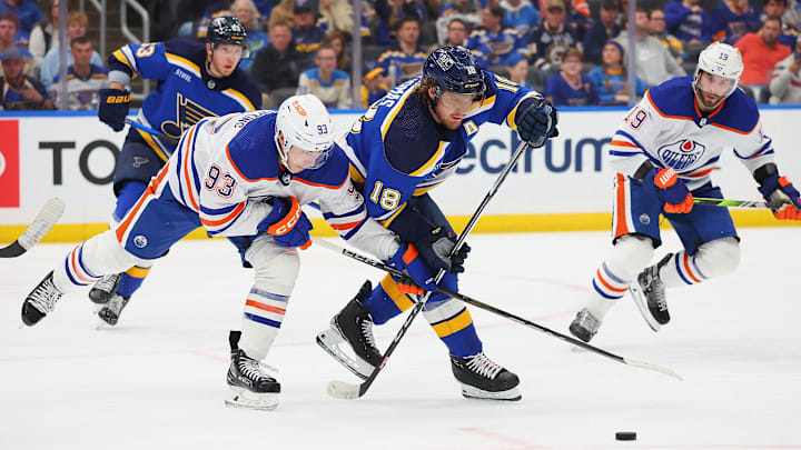 Edmonton Oilers v St Louis Blues