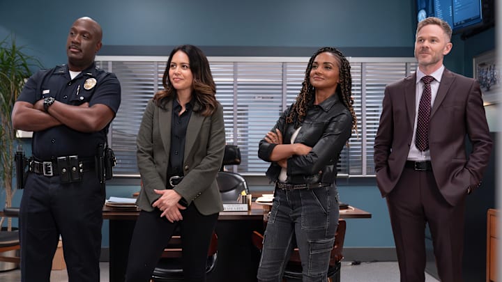 THE ROOKIE - ÒThe MickeyÓ - On CelinaÕs last day as a rookie, John gives her one final test. Meanwhile, Bailey makes a new friend, and Lucy places her faith in Seth for an undercover assignment. TUESDAY, FEB. 18 (9:00-10:00 p.m. EST) on ABC. (Disney/Mike Taing) 
RICHARD T. JONES, ALYSSA DIAZ, MEKIA COX, SHAWN ASHMORE