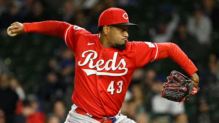 Cincinnati Reds pitcher Alexis Diaz