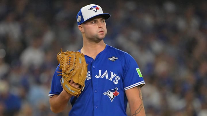 Toronto Blue Jays pitcher Mason Fluharty