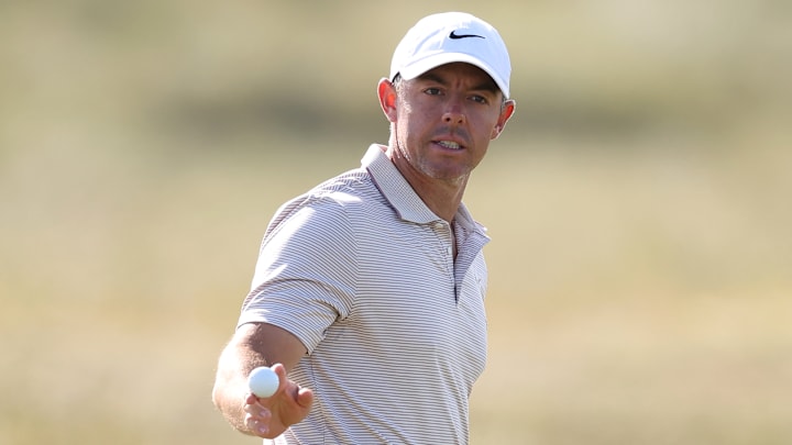 Rory McIlroy during the third round of the 2025 Genesis Scottish Open
