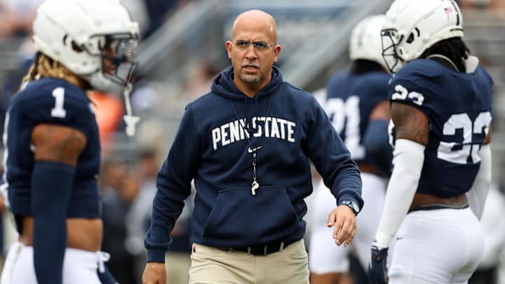 Penn State Nittany Lions head coach James Franklin