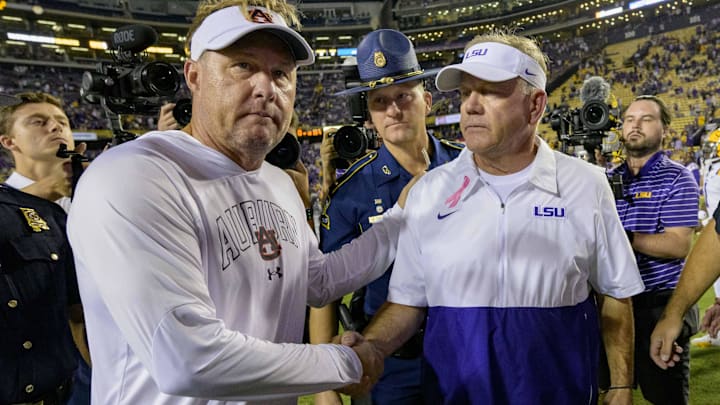 Could Brian Kelly be looking to stay in the SEC after being fired by the LSU Tigers? Could Brian Kelly be looking to stay in the SEC after being fired by the LSU Tigers?